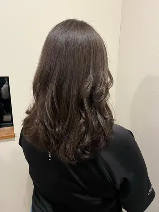 セミロング 坂 瑞希のヘアスタイル