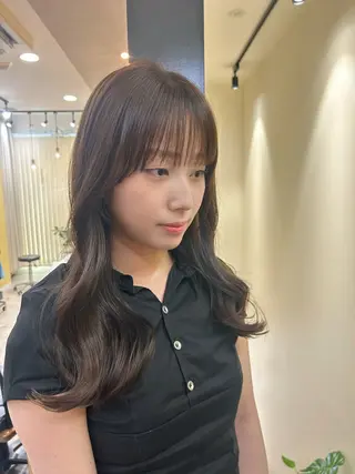 ロング カラー hubhair レイヤー/透明感のヘアスタイル