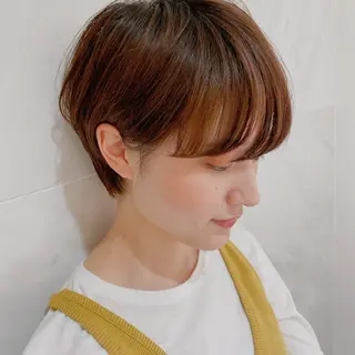 ショート カラー マンツーマン 美容師💚コウブチのヘアスタイル