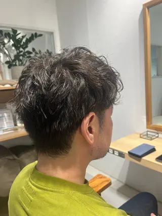 パーマ メンズ 武田 綺音のヘアスタイル