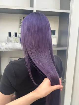 ロング カラー ヘアアレンジ 💟ケア×ハイトーン 💟/ミオのヘアスタイル