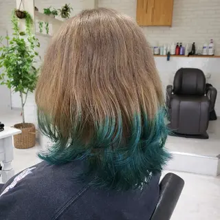 ミディアム カラー ヘアーサロン サニーのヘアスタイル