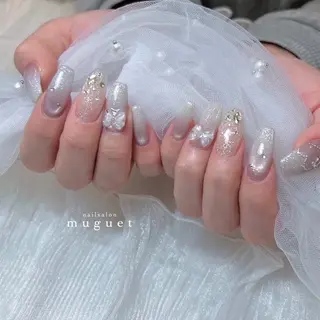 ネイル muguet🎀 chika🫧のネイルデザイン