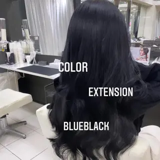 ロング カラー エクステ🩵ブリーチ 韓国ヘア🩵KAEのヘアスタイル