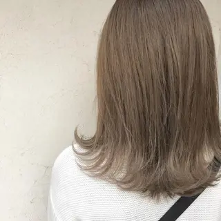 ミディアム カラー 艶髪育成サロン 京橋 shinのヘアスタイル