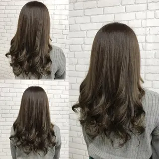 ロング カラー ヘアアレンジ 大賀 海夕の眉毛・アイブロウイメージ