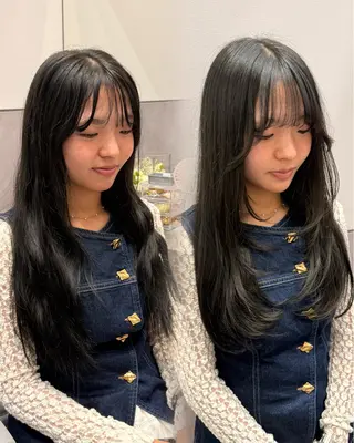 ロング 美髪矯正×レイヤー 🫧鷹司郎のヘアスタイル