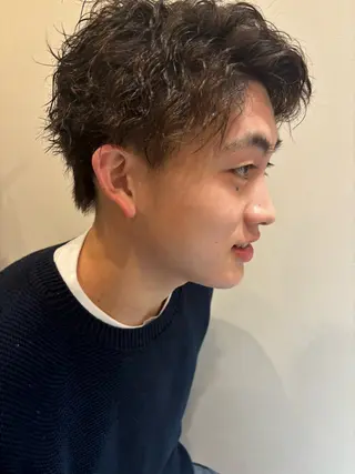 パーマ mile 〔東二見〕のヘアスタイル