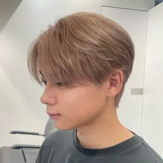 カラー メンズ 渋谷ブリーチカラー✨ sara💛のヘアスタイル