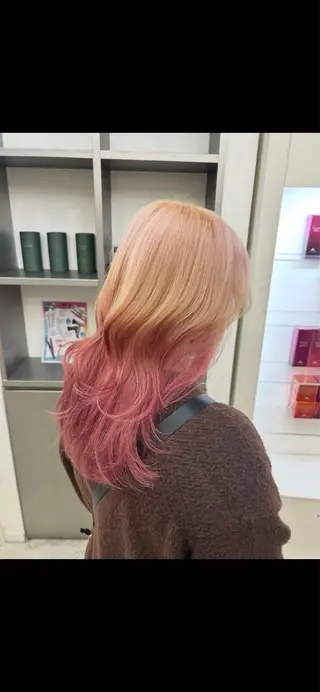 ロング MiRI💜地毛級 エクステ✖似合わせ技のヘアスタイル