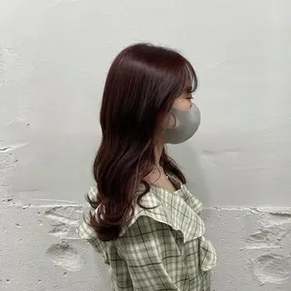 セミロング カラー 🧡艶髪/エクステ 🫧🧡YUKI❄️のヘアスタイル