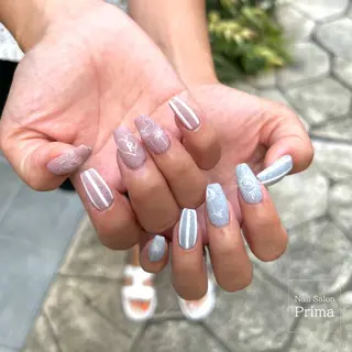 セミロング ネイル SalonPrima 西院Nail&Eyeのネイルデザイン