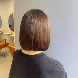 ミディアム カラー 山崎 美羽のヘアスタイル