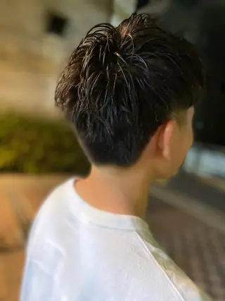 ショート パーマ メンズ メンズカット kimotoのヘアスタイル