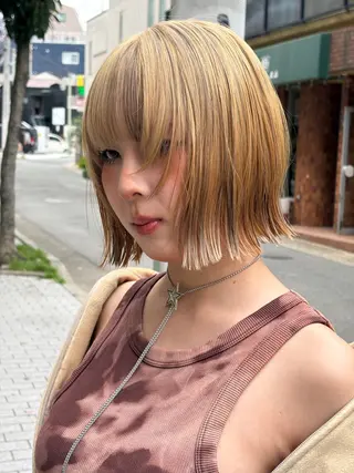カラー 🌟デザインカラー 久保悠那のヘアスタイル