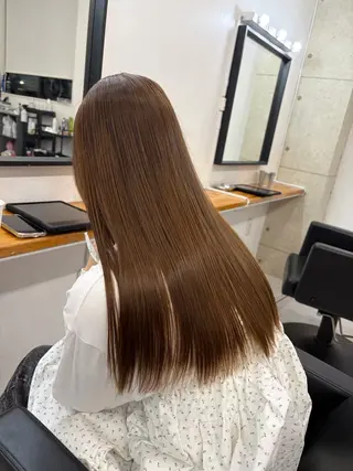 ミディアム カラー ダブルカラー メンズパーマ大成のヘアスタイル