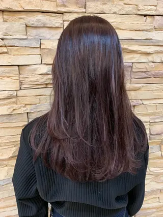 セミロング カラー 石川直樹 似合わせカット✨のヘアスタイル