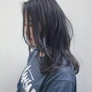 ミディアム カラー 山中 直輝のヘアスタイル