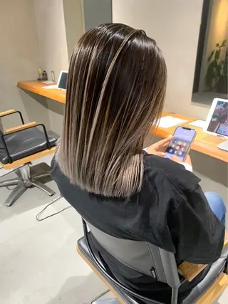 ミディアム mizuki / 似合わせブリーチのヘアスタイル