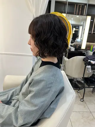 ショート パーマ/ブリーチ /mikuのヘアスタイル