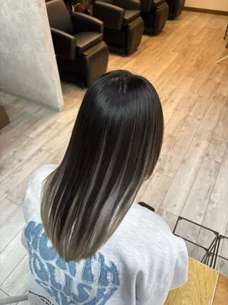 セミロング カラー なぎは/似合わせ・ ナチュラルカラーのヘアスタイル