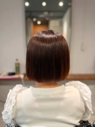 ミディアム 手話/耳が聞こえない 🦻🏻/山本しずほのヘアスタイル