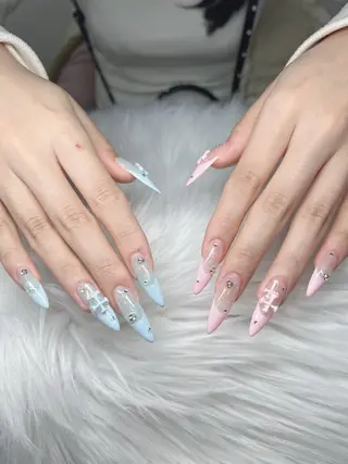 ネイル Lee Nails チップ長さだし専門店のネイルデザイン