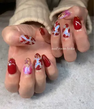 ネイル ネイルルームリッカ 𝐦𝐚𝐲𝐮のネイルデザイン