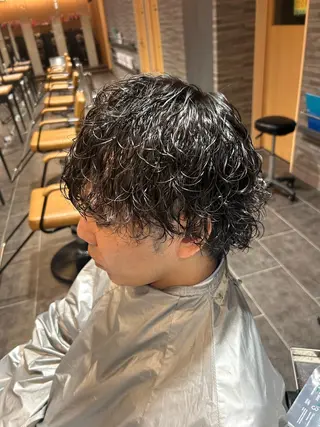 パーマ メンズ 川野 柚奈のヘアスタイル