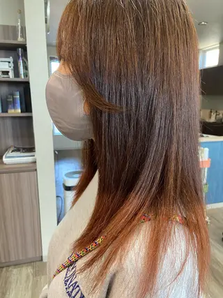 ロング Lepps れいなのヘアスタイル