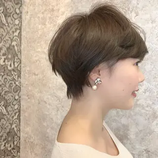 ショート カラー ショート特化 /天神大名/ハルナのヘアスタイル