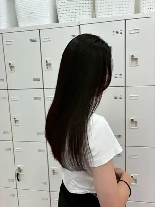 ロング カラー ダブルカラー/🐻 ベージュ‎/ピンクのヘアスタイル
