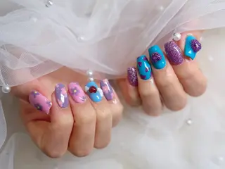 ネイル ワンホン韓国ちゅるん ネイル✨🎀AMIのネイルデザイン