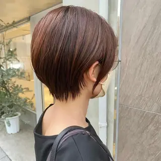 ショート カラー ヘアアレンジ 押切 響　のヘアスタイル