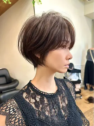 ショート カラー お悩み解決ショート/ 似合わせカット/といのヘアスタイル