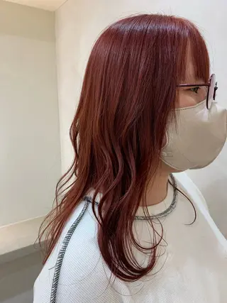 ロング カラー マンツーマン施術/ ダブルカラー/アリサのヘアスタイル