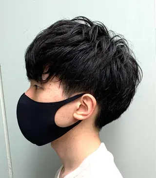 ショート パーマ メンズ 明治神宮前 NANAMIのヘアスタイル