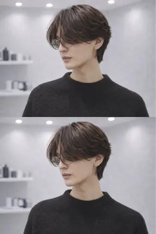 ショート メンズ縮毛矯正指名 No.1KAI🥰のヘアスタイル