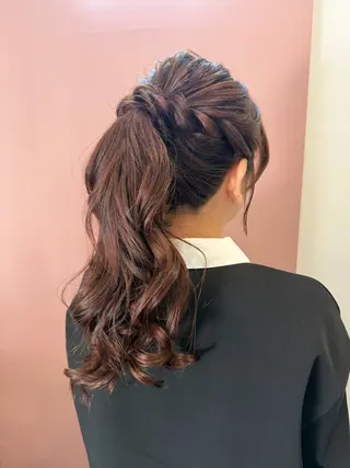 ロング ヘアアレンジ pep natsumiのヘアスタイル