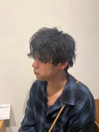 パーマ メンズ 谷川 一貴のヘアスタイル