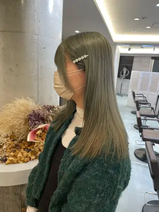ロング ♡似合わせ ♡ハイトーン♡のヘアスタイル