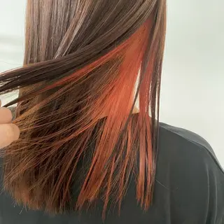 セミロング カラー パーマ/ボブ/レイ ヤー💫SUZUKAのヘアスタイル