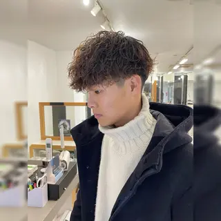 ショート パーマ メンズ お悩み解決 園田翔大のヘアスタイル