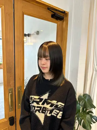 ミディアム 縮毛矯正&髪質改善 特化/ゆいのヘアスタイル