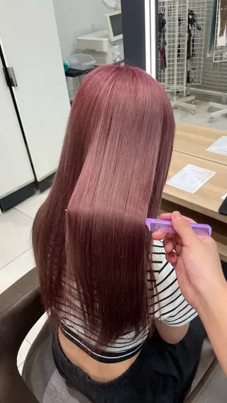 ロング 増田 実桜のヘアスタイル