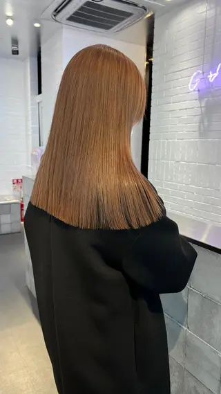 ミディアム カラー ヘアアレンジ 天神レイヤーカット No.1💖マユカのヘアスタイル