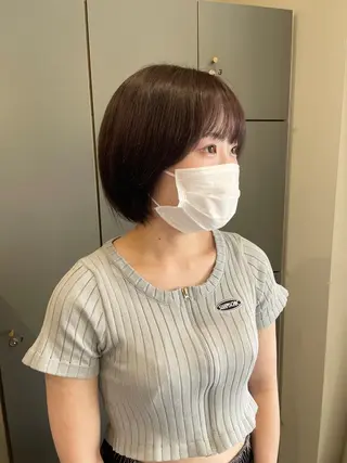 カラー 大人のボブパーマ ˗ˋˏairiˎˊ˗のヘアスタイル