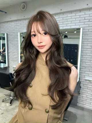 ロング カラー 爆美女ヘア💎 艶透明感カラー💎のヘアスタイル