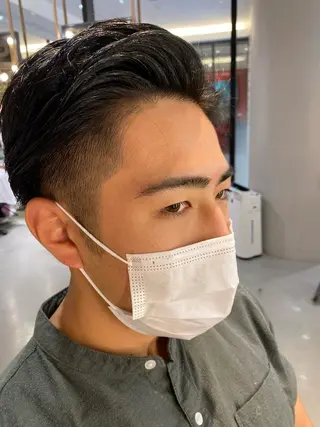 メンズ unopulir 景山 凌のヘアスタイル