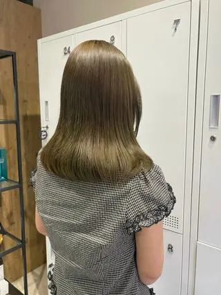 ミディアム aoi🍀暖色 /透明感カラー♡のヘアスタイル